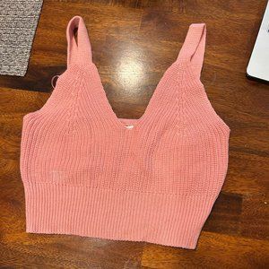 Pink Knit Tank